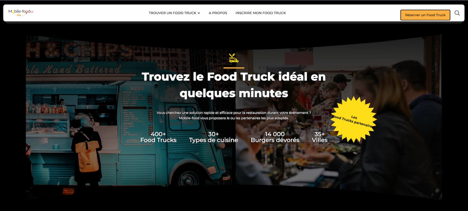 Site web de Mobile-food